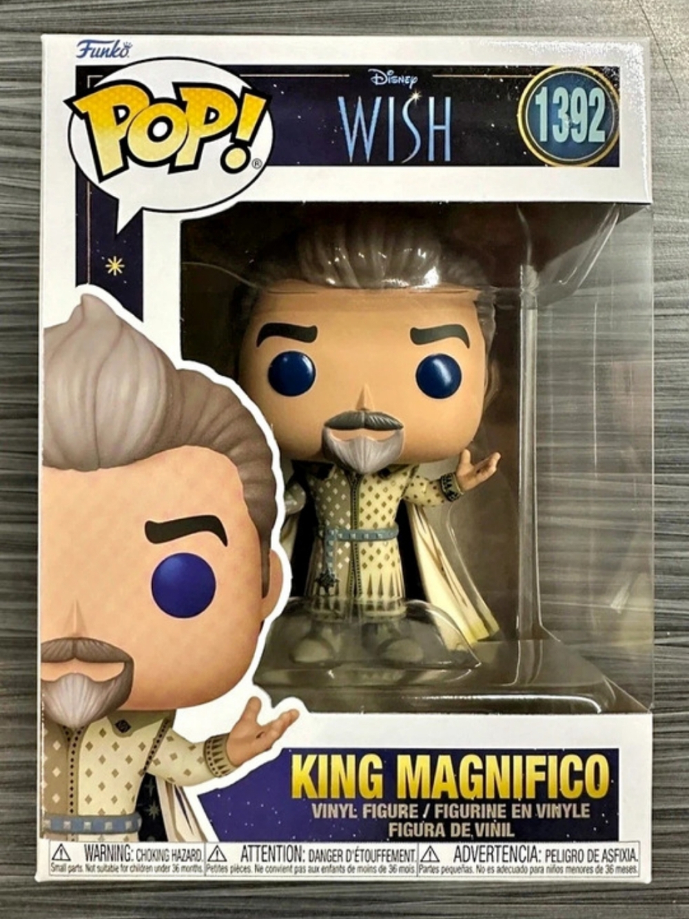 Funko Pop! King Magnifico #1392 Disney Wish Vinyl Figure NWT